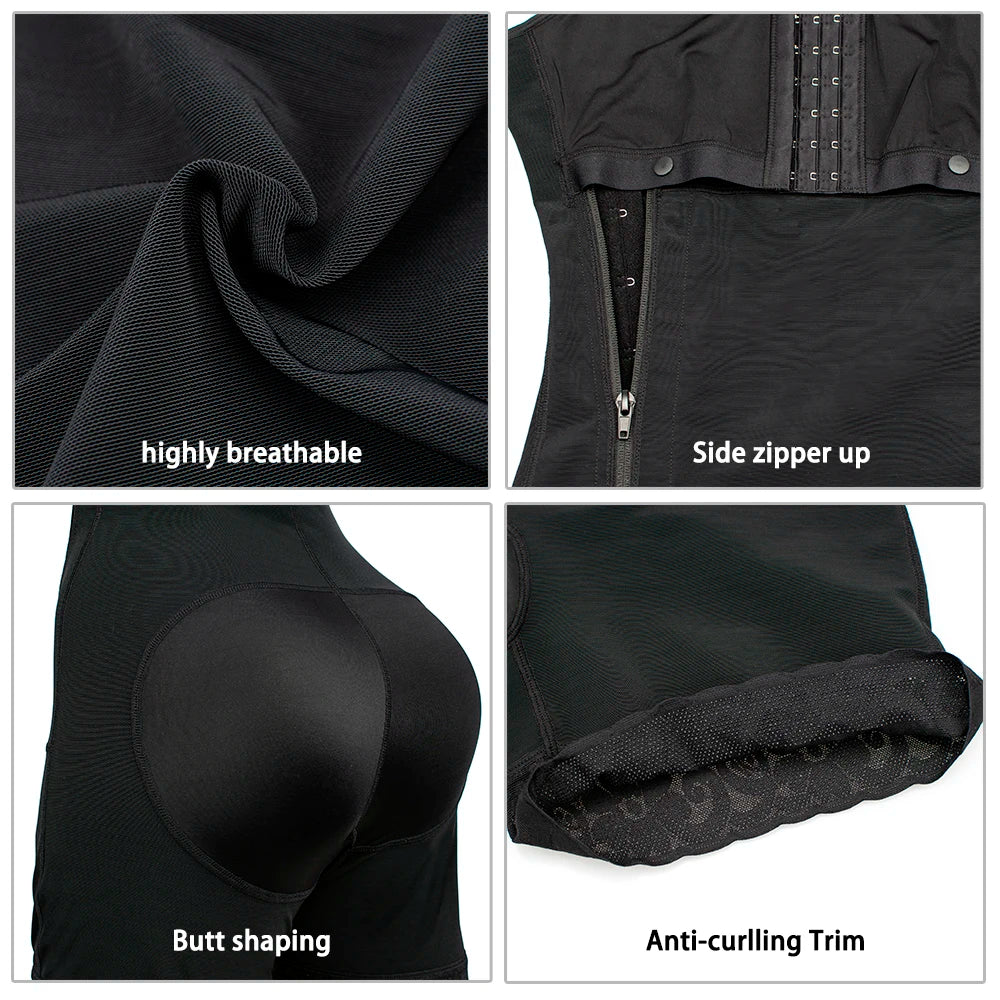 Body Shaper Faja Body corsé Top Bustier fajas colombianas originales modelado posparto adelgazante Shapewear ropa interior de mujer