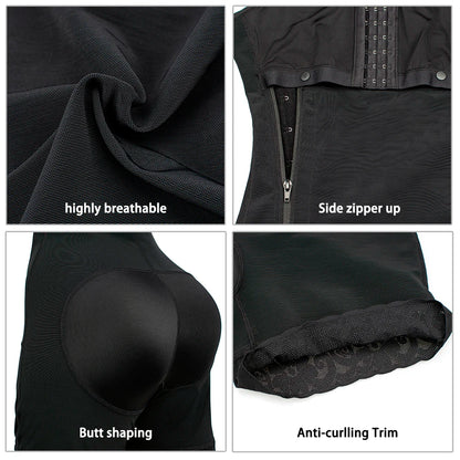 Body Shaper Faja Body corsé Top Bustier fajas colombianas originales modelado posparto adelgazante Shapewear ropa interior de mujer