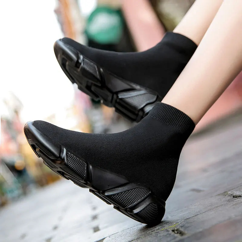 MWY-Women's sports shoes, high-quality warm socks, casual sneakers, men's women's walking shoes, size 35-47