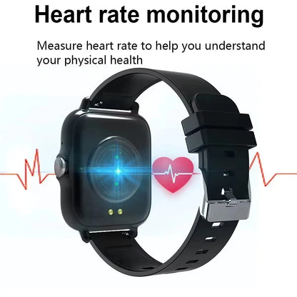 VIVO Smartwatch for Android and iPhone, 2.01-inch HD Screen, Answer and Make Calls, Message Preview, Sports Modes, Customizable Watch Face, Weather Forecast