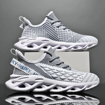Luxury sports sneakers for women and men, casual training shoes, breathable, fashionable running loafers.