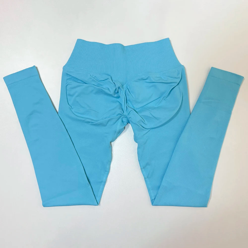 Leggings Deportivos Vision para Mujer, Pantalones de Yoga Sin Costuras con Efecto Push-Up, Leggings de Gimnasio con Cintura Cruzada, Leggings Deportivos para Levantar Glúteos