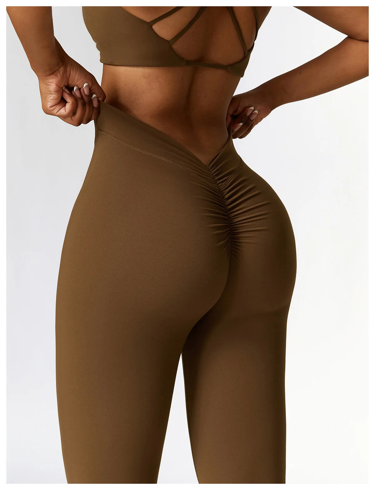 Women's V-shaped Yoga Pants, Flared Leggings, High-Waisted Wide-Leg Pants, Sports Flared Pants for Gym and Fitness, Dance Pants.