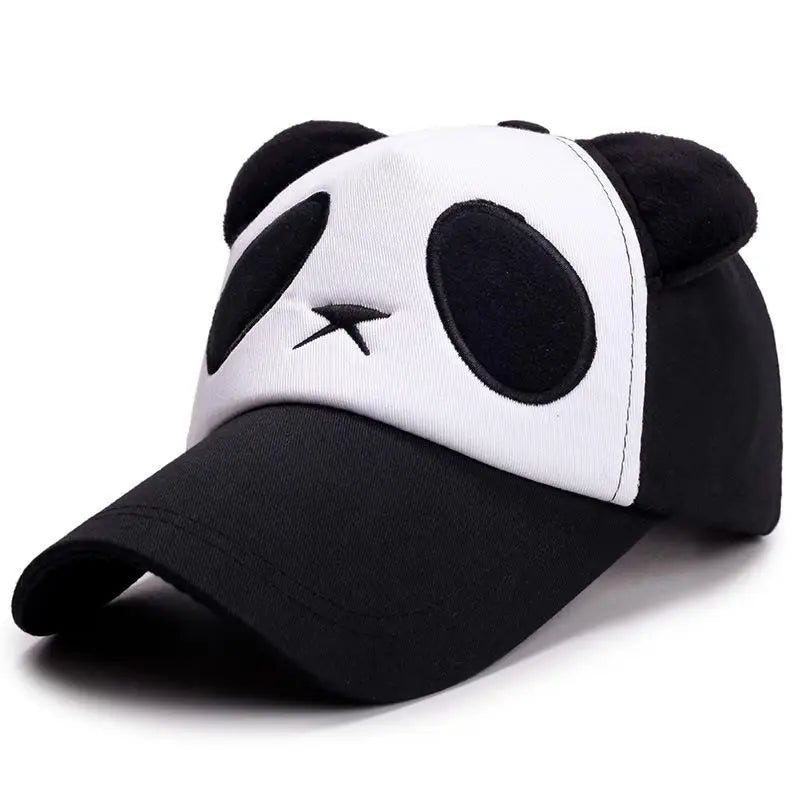 Gorras de béisbol de Panda bonitas de verano para hombres y mujeres, Gorras Snapback de algodón de Hip Hop, protección solar para niños y niñas, Gorras para exteriores, triangulación de envíos