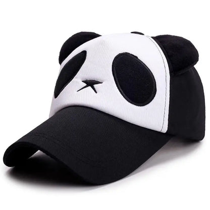Gorras de béisbol de Panda bonitas de verano para hombres y mujeres, Gorras Snapback de algodón de Hip Hop, protección solar para niños y niñas, Gorras para exteriores, triangulación de envíos