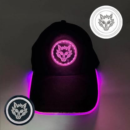 Sombrero fluorescente LED de fibra óptica, gorra de béisbol brillante de neón, suministros de fiesta de baile, sombrero de Rap de hip hop, accesorios de Club, disfraz