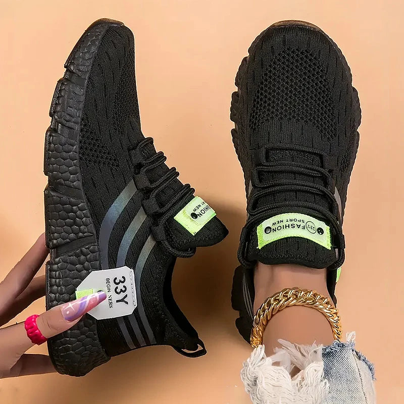 Women's Breathable Running Shoes, Fashionable Casual Sneakers, Comfortable Walking Shoes, Unisex Men's Trainers, Lightweight Athletic Shoes