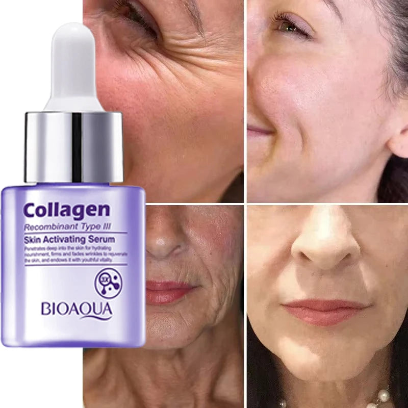 Eliminador instantáneo de arrugas, suero facial reafirmante que se desvanece, líneas finas, esencia antienvejecimiento, blanqueamiento, ilumina, nutre el cuidado de la piel