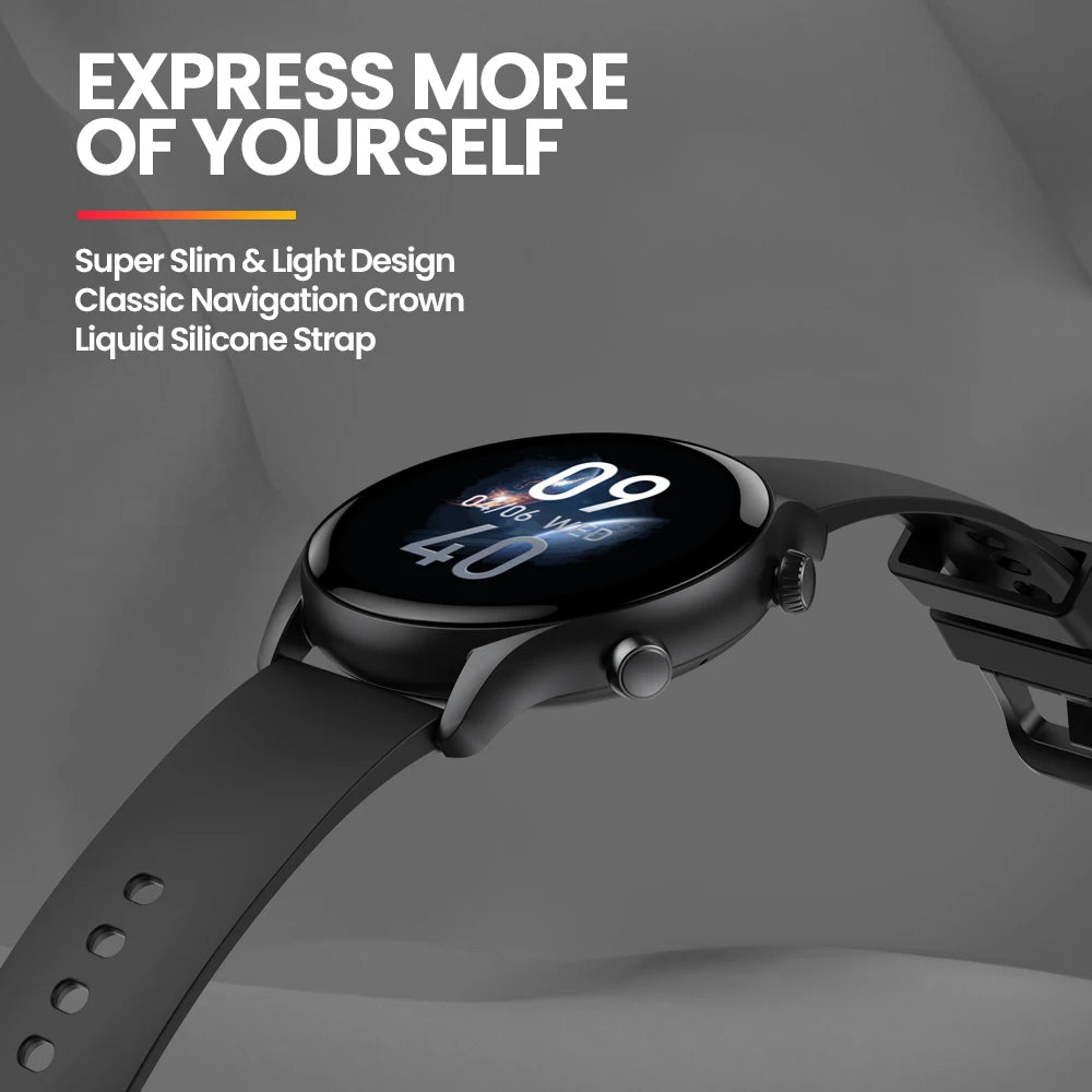 Zeblaze-reloj inteligente Btalk 3 Plus para hombre y mujer, pulsera con llamadas de voz, gran pantalla HD a Color de 1,39 pulgadas, seguimiento de actividad física