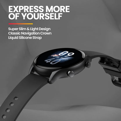 Zeblaze-reloj inteligente Btalk 3 Plus para hombre y mujer, pulsera con llamadas de voz, gran pantalla HD a Color de 1,39 pulgadas, seguimiento de actividad física