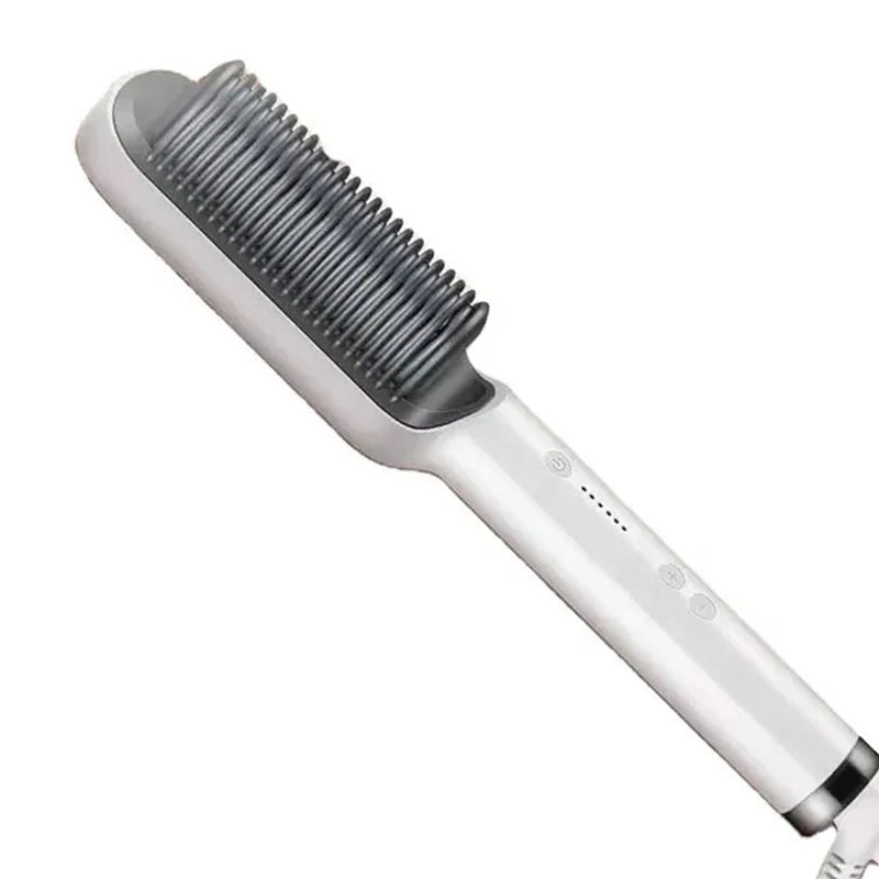 Peine de pelo liso profesional para mujer, cepillo de pelo liso portátil con revestimiento de cerámica, herramienta de peinado para salón, gran oferta