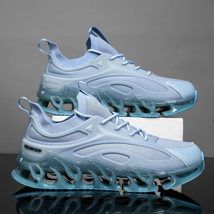 Luxury sports sneakers for women and men, casual training shoes, breathable, fashionable running loafers.