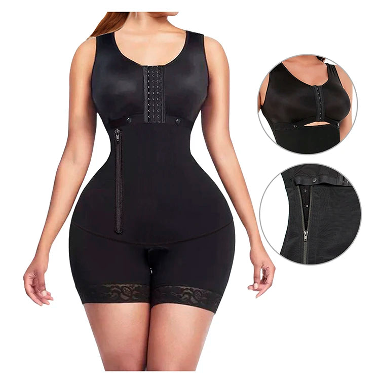 Body Shaper Faja Body corsé Top Bustier fajas colombianas originales modelado posparto adelgazante Shapewear ropa interior de mujer