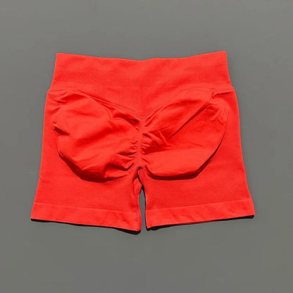 Shorts Deportivos HISTELLO Impacts de 4.5" para Mujer, Shorts de Ciclismo de Cintura Baja, Shorts de Gimnasio, Leggings de Yoga sin Costuras con Efecto Push-Up