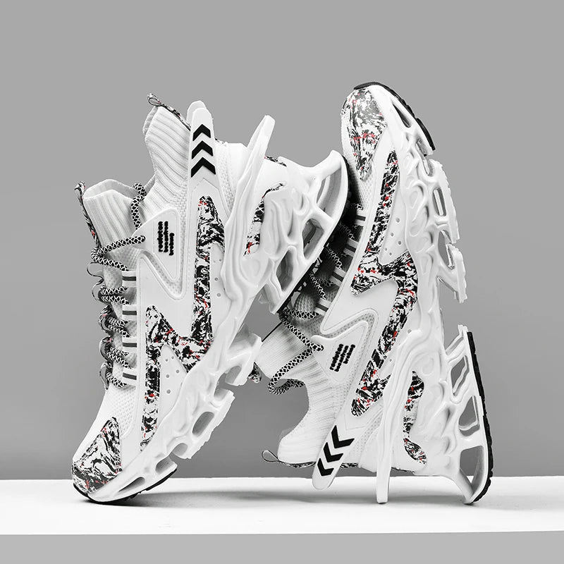 Luxury sports sneakers for women and men, casual training shoes, breathable, fashionable running loafers.