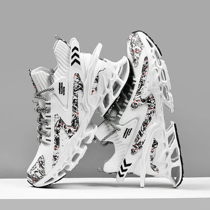 Luxury sports sneakers for women and men, casual training shoes, breathable, fashionable running loafers.