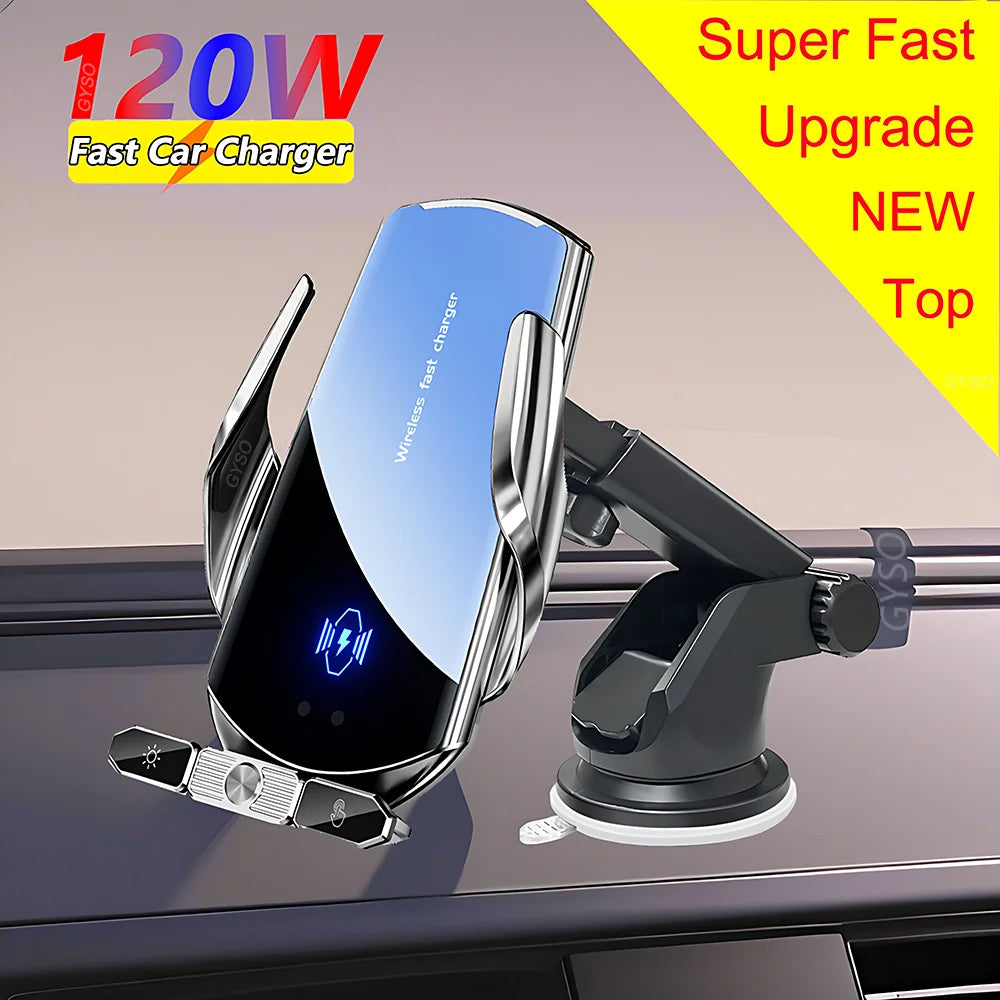 Soporte de teléfono para coche, cargador inalámbrico para iPhone 12, 13, 14, 15 Pro Max, ventosa para parabrisas, salpicadero, ventilación de aire, estación de carga rápida