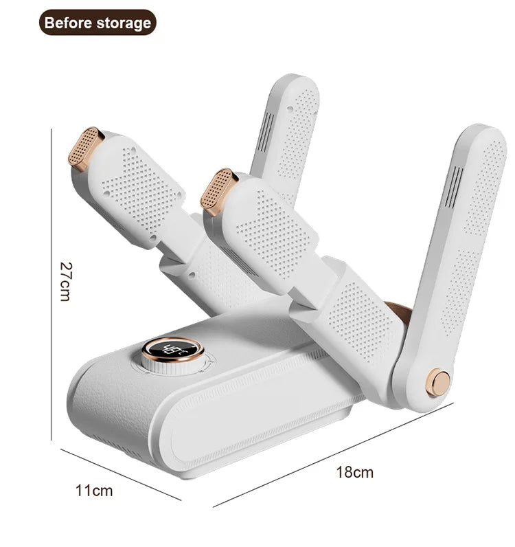 Portable Folding Electric Shoe Dryer, UV Blue Light, UV Sterilization, Deodorizer, Quick-drying Shoe Dryer, Household Shoe Dryer
