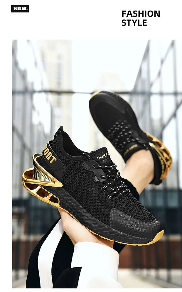 Luxury sports sneakers for women and men, casual training shoes, breathable, fashionable running loafers.