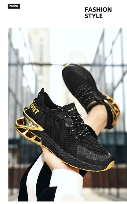 Luxury sports sneakers for women and men, casual training shoes, breathable, fashionable running loafers.
