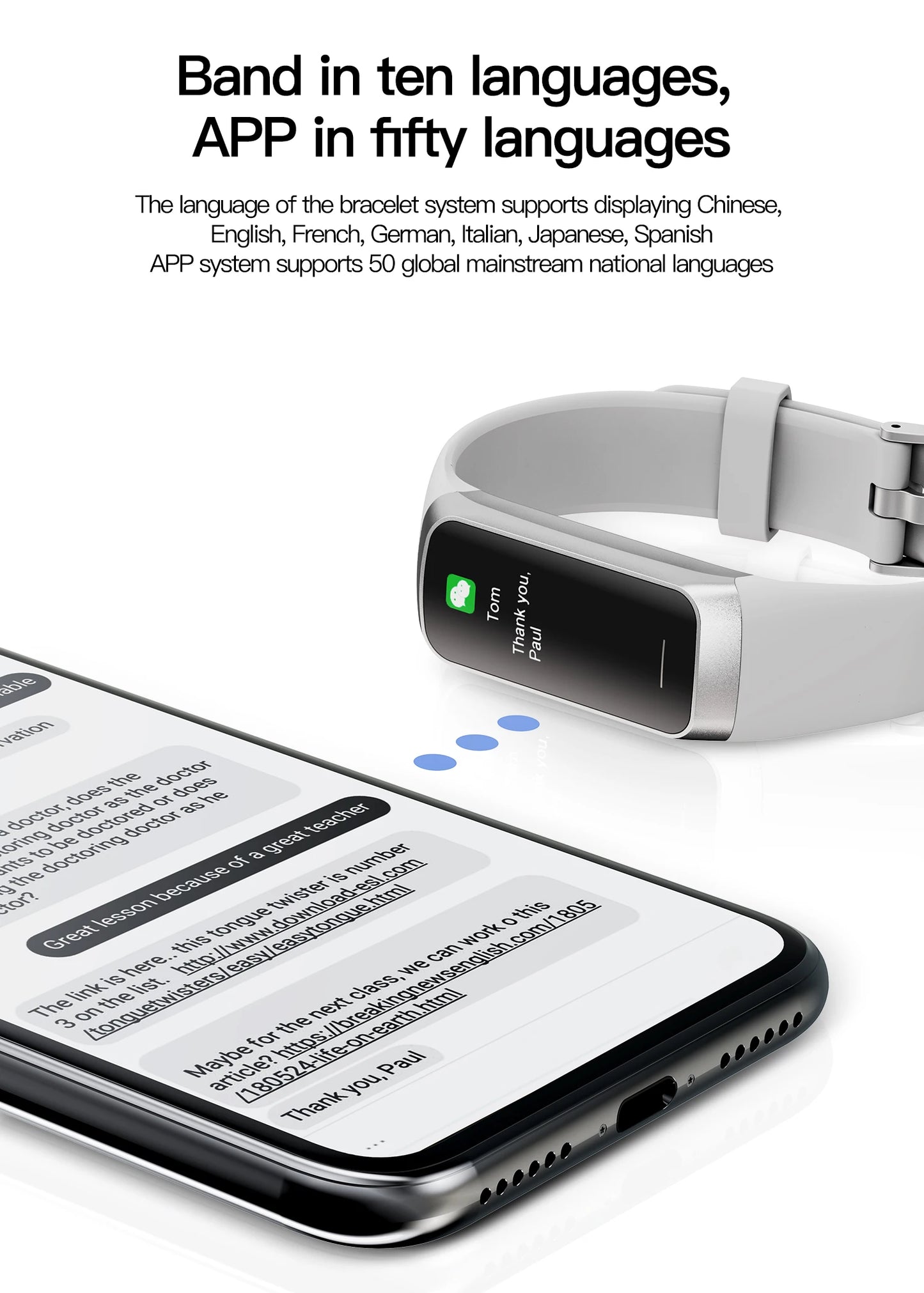 Reloj inteligente AMOLED con Monitor de temperatura corporal, reloj deportivo resistente al agua hasta 3ATM, correa de reloj inteligente para hombres y mujeres IOS Android
