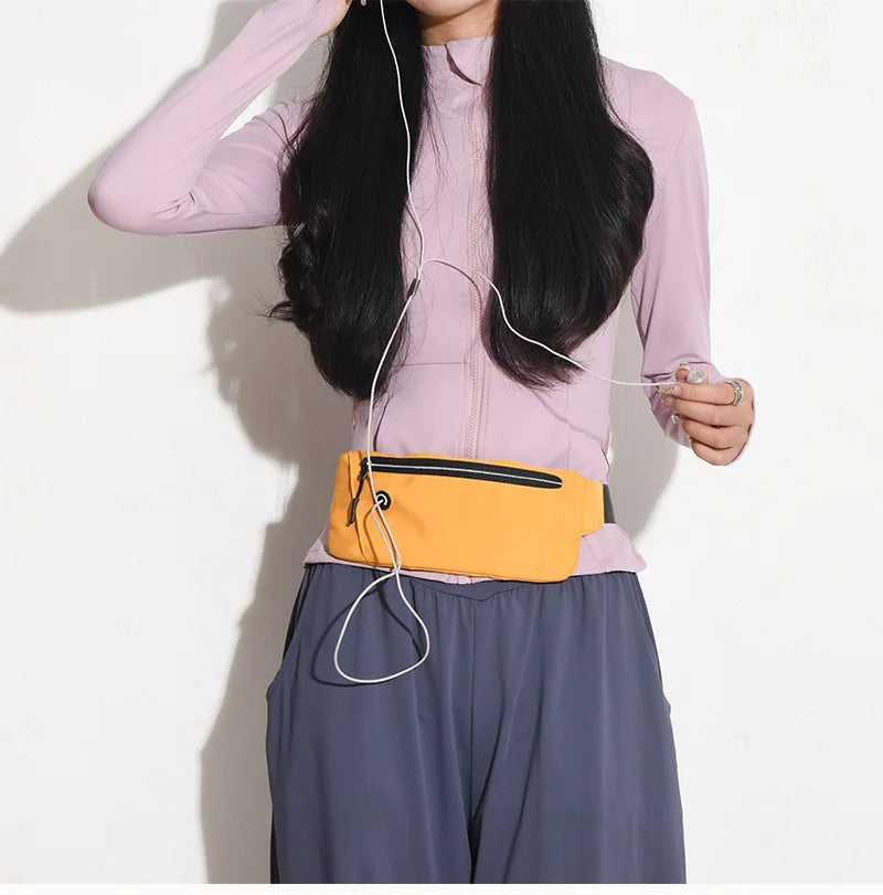 Riñonera para correr, bolsa para cinturón deportivo, bolsa para teléfono móvil, riñonera ligera para hombre y mujer, bolsa deportiva para gimnasio, riñonera con correa ajustable