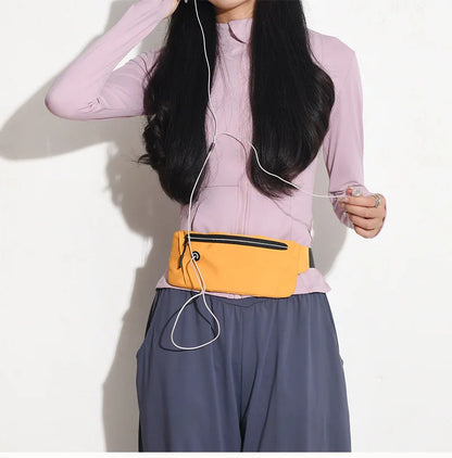 Riñonera para correr, bolsa para cinturón deportivo, bolsa para teléfono móvil, riñonera ligera para hombre y mujer, bolsa deportiva para gimnasio, riñonera con correa ajustable