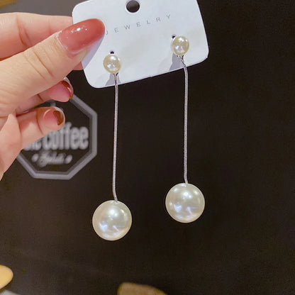 2023 New Fashion Trend Unique Design Elegant Delicate Lightweight Luxury Pearl Tassel Earrings High Jewelry Party Favors for Women