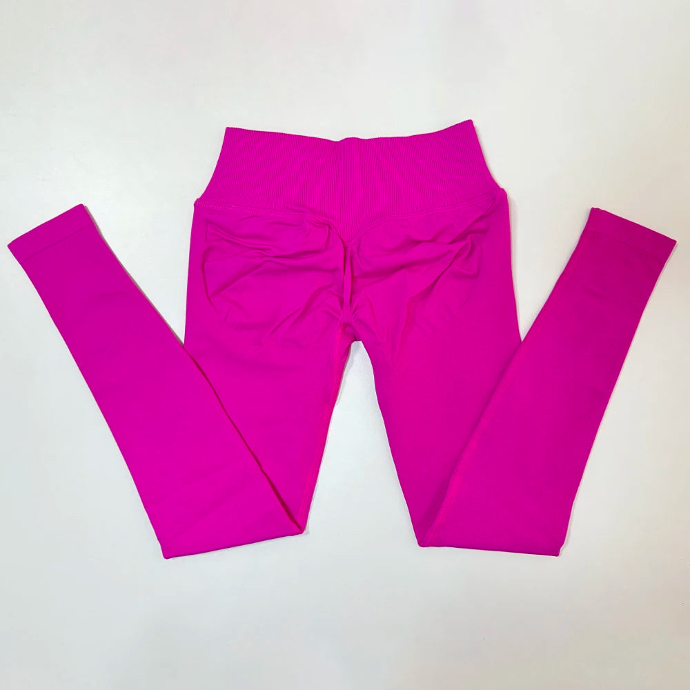 Leggings Deportivos Vision para Mujer, Pantalones de Yoga Sin Costuras con Efecto Push-Up, Leggings de Gimnasio con Cintura Cruzada, Leggings Deportivos para Levantar Glúteos
