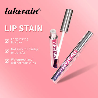 Tinte de labios rosa resistente al agua de larga duración, taza antiadherente a prueba de transferencia, tinte de labios Natural, cosméticos para mujer