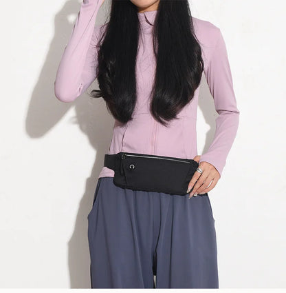 Riñonera para correr, bolsa para cinturón deportivo, bolsa para teléfono móvil, riñonera ligera para hombre y mujer, bolsa deportiva para gimnasio, riñonera con correa ajustable