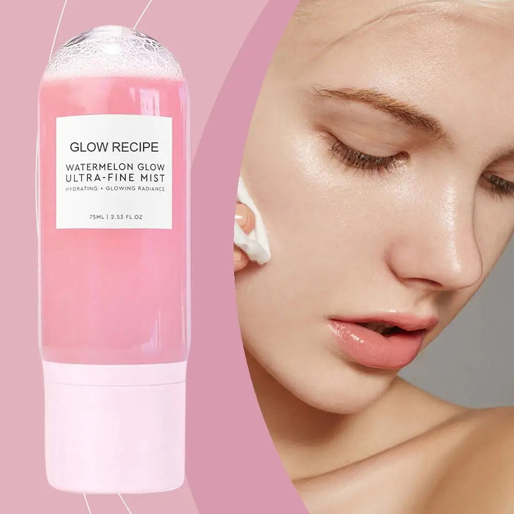 Watermelon Mist for Face, Facial Toner, Organic Fruit Essence, Hydrating Spray, Refreshing, Elasticizing, Pore-Reducing, Skin Care