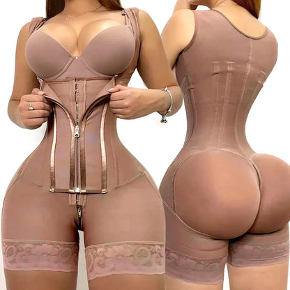 Fajas colombianas XXS Body Shapewear Control bragas alta compresión cintura entrenador corsé adelgazante vaina Body Shaper