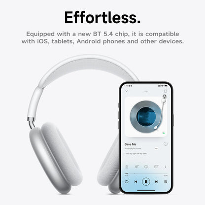 HOCO W65 Plus ANC auriculares Bluetooth con reducción de ruido sobre la oreja auriculares inalámbricos grandes sonidos de alta fidelidad auriculares deportivos con botón