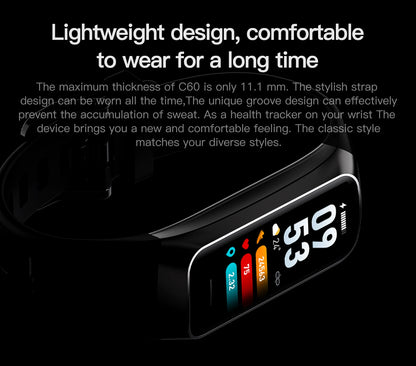 Reloj inteligente AMOLED con Monitor de temperatura corporal, reloj deportivo resistente al agua hasta 3ATM, correa de reloj inteligente para hombres y mujeres IOS Android