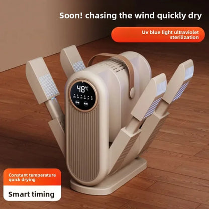 Portable Folding Electric Shoe Dryer, UV Blue Light, UV Sterilization, Deodorizer, Quick-drying Shoe Dryer, Household Shoe Dryer