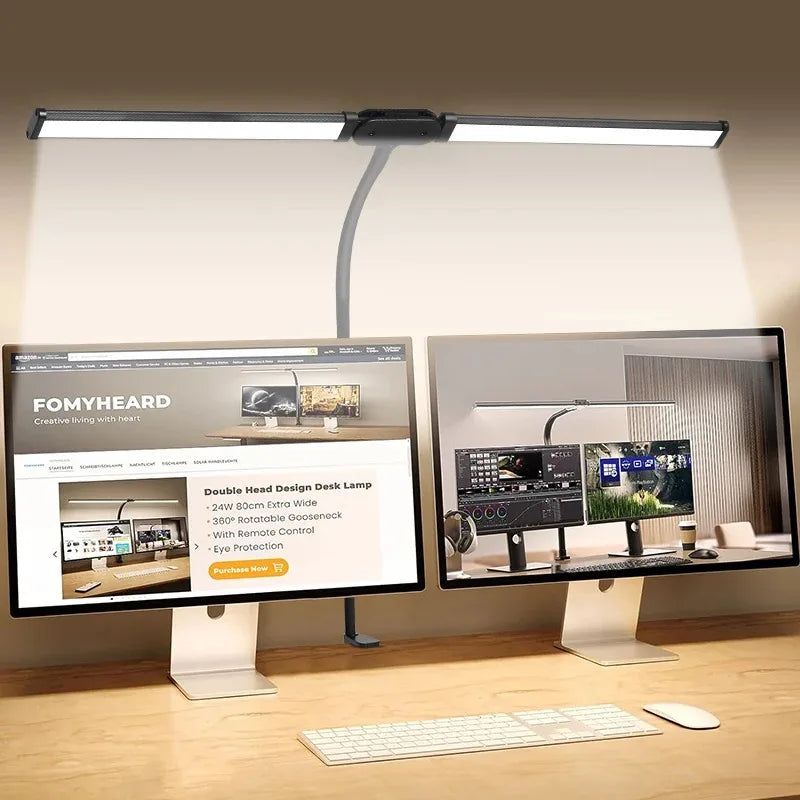 Lámpara de escritorio con Clip Led de un solo cabezal, lámparas de mesa de ordenador regulables, Monitor, luz de arquitecto, lámpara de mesa para luces de lectura de oficina