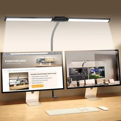 Lámpara de escritorio con Clip Led de un solo cabezal, lámparas de mesa de ordenador regulables, Monitor, luz de arquitecto, lámpara de mesa para luces de lectura de oficina