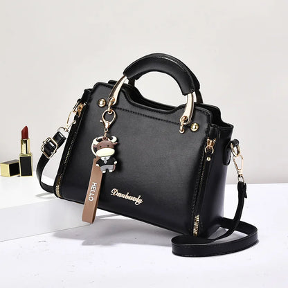 Nuevo bolso de mujer, bolsos de hombro a la moda, bolso para mujer, bolsos de cuero con monograma impreso, bolso cruzado de un solo hombro