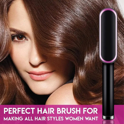 Plancha de pelo multifuncional para el cuidado Personal, alisador de pelo profesional de calentamiento rápido, peine caliente eléctrico