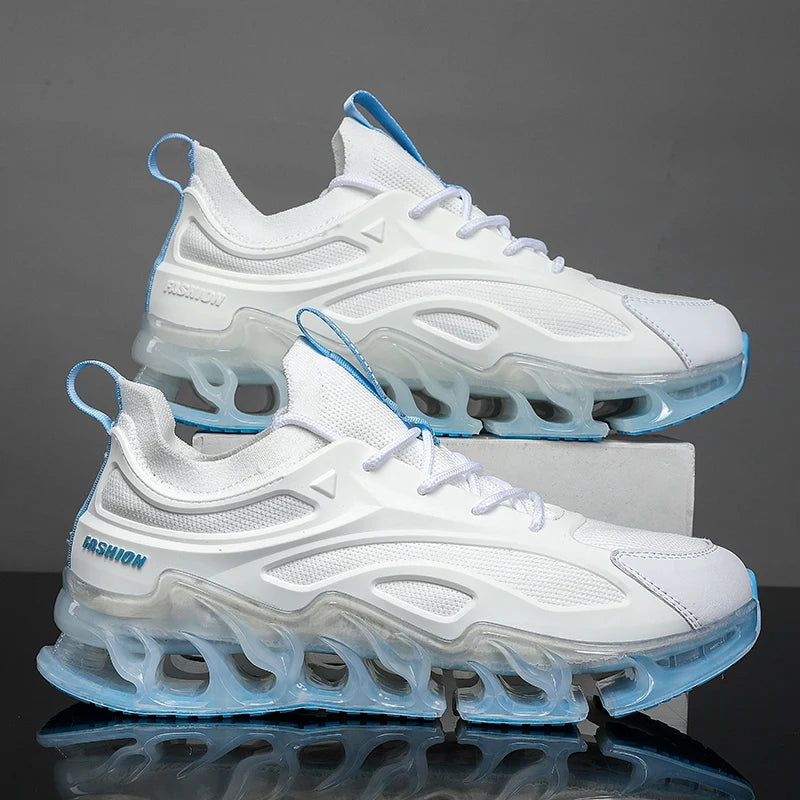 Luxury sports sneakers for women and men, casual training shoes, breathable, fashionable running loafers.