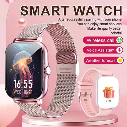 Reloj inteligente Reloj inteligente deportivo multifuncional, llamadas inalámbricas, esferas de reloj personalizadas, control de música