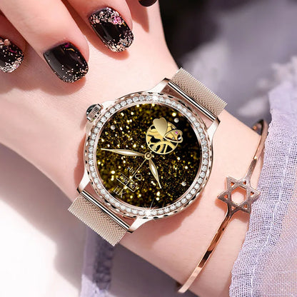 Reloj inteligente de moda para mujer NX19 llamada bluetooth pulsera deportiva inteligente IP68 reloj impermeable con diamantes