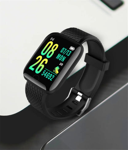 Reloj inteligente para hombre y mujer, pulsera con mensaje, Monitor de Fitness, regalo de cumpleaños, reloj electrónico para Android IOS