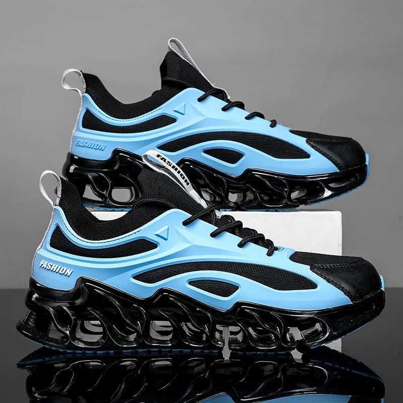 Luxury sports sneakers for women and men, casual training shoes, breathable, fashionable running loafers.