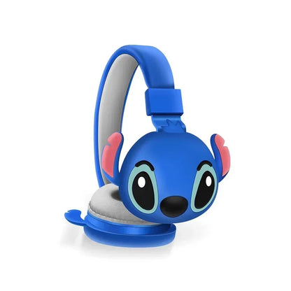 New AH-806 Bluetooth Wireless Headphones with HIFI Stereo Sound, Foldable, with Microphone, Gift for Kids, Anime and Cartoon Design