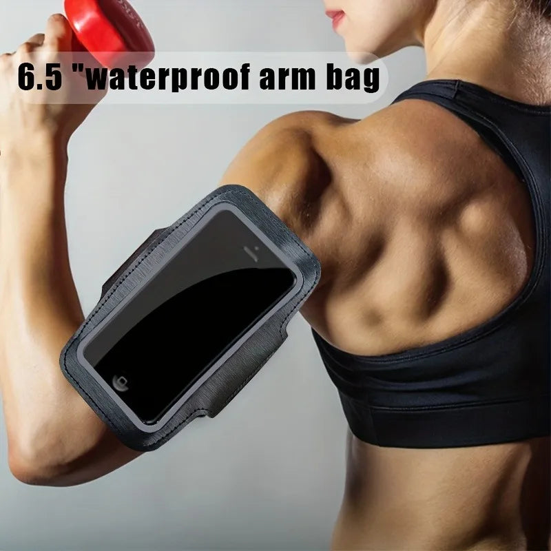 Universal Adjustable Cell Phone Armband, Running Cycling Phone Pouch for Walking Hiking Outdoor Accessories