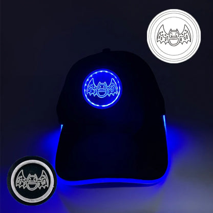 Sombrero fluorescente LED de fibra óptica, gorra de béisbol brillante de neón, suministros de fiesta de baile, sombrero de Rap de hip hop, accesorios de Club, disfraz