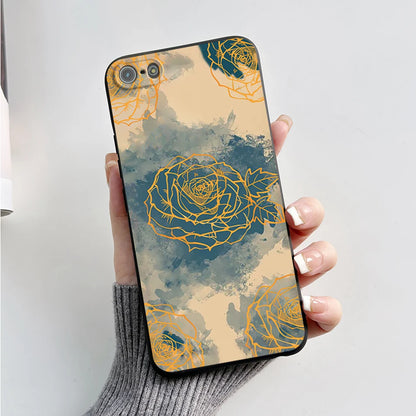 For iPhone 5 5S Case Cute Bear Cartoon Frog Painted Soft Cover For iPhone SE 2016 2020 2022 SE2 Silicone Phone Case Coque Funda