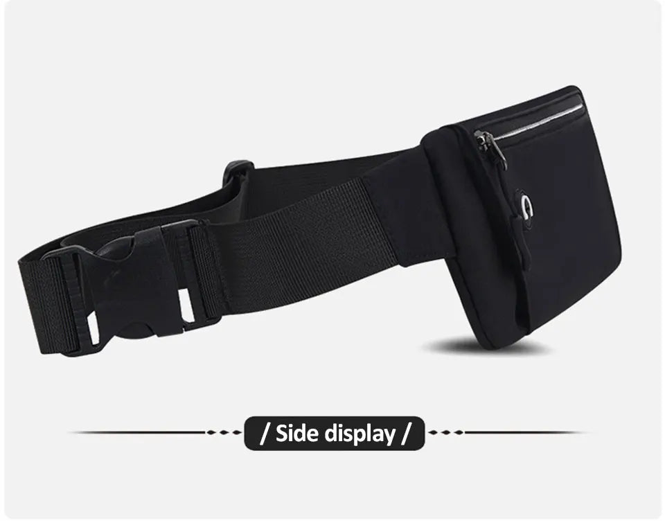 Riñonera para correr, bolsa para cinturón deportivo, bolsa para teléfono móvil, riñonera ligera para hombre y mujer, bolsa deportiva para gimnasio, riñonera con correa ajustable